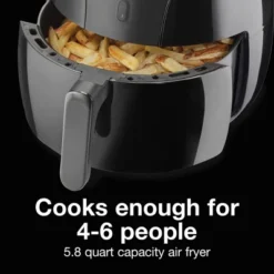 Proctor Silex Air Fryer - Black: 3 Qt Capacity, 1700W, Dishwasher-Safe Parts, Electric Kitchen Appliance -Target KitchenAid GUEST 54ae852f 1ea4 4216 ba60 d58d6d20c251