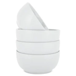 Elanze Designs Bistro Glossy Ceramic 6.5 Inch Soup Bowls Set Of 4, White 11 Elanze Designs Bistro Glossy Ceramic 6.5 Inch Soup Bowls Set Of 4, White -Target KitchenAid GUEST 54c8355e 778a 4c0f a2a0 ac1075783b19