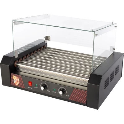 Great Northern Popcorn Hot Dog Roller Machine With Cover & Drip Tray – 1170W Stainless-Steel Cooker With 9 Rollers – 24 Hotdog Capacity Electric Grill 13 Great Northern Popcorn Hot Dog Roller Machine With Cover & Drip Tray – 1170W Stainless-Steel Cooker With 9 Rollers – 24 Hotdog Capacity Electric Grill - Image 11
