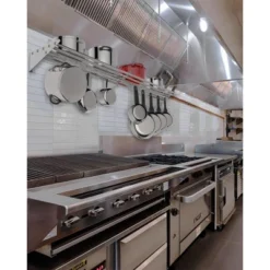Floating Shelves For Wall, NSF Commercial Wall Shelf, 12" X 60" Shelf Pot Rack With Backsplash & 10 Hooks, Stainless Steel Floating Shelves, For Pans -Target KitchenAid GUEST 5515eb3f fc0d 4042 b697 469dca739c97
