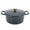 MegaChef 5.3 Quarts Round Enameled Cast Iron Dutch Oven Casserole With Self Basting Lid -Target KitchenAid GUEST 55657a18 d281 41eb 9018 61d78a1b6c26