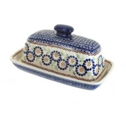Blue Rose Polish Pottery M074 Manufaktura Butter DIsh -Target KitchenAid GUEST 556f1812 15fe 4c62 89fc 970fce778556