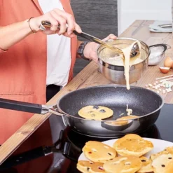 Rosle Stainless Steel Ladle With Hook Handle And Pouring Rim, 5.4-ounce