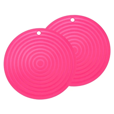 Unique Bargains Round Heat Resistant Silicone Trivet Mat With Hang Hole 2 Pcs 17 Unique Bargains Round Heat Resistant Silicone Trivet Mat With Hang Hole 2 Pcs - Image 15