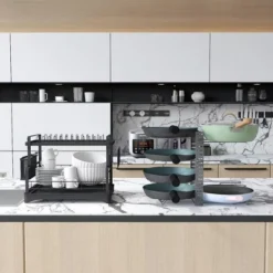 MaseiKar 8 Tier Pot And Pan Organizer Rack For Cabinet With 3 DIY Methods, Adjustable Organizer For Pots, Pans And Lids With Utensil Holders -Target KitchenAid GUEST 55d6eee3 2dfb 4ccf bc04 7cdf4d8d9e59