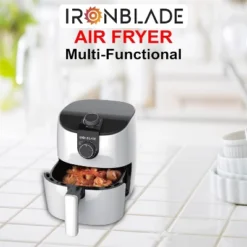 EMB IronBlade Series Multi-Functional Air Fryer, 1500W, 3.7 Quart Capacity, Adjustable Timer, Non-Slip Handle, 105°F To 400°F Temperature Range 12 EMB IronBlade Series Multi-Functional Air Fryer, 1500W, 3.7 Quart Capacity, Adjustable Timer, Non-Slip Handle, 105°F To 400°F Temperature Range -Target KitchenAid GUEST 566b0866 5ecc 4c5b 8ec1 c78101fcaf6d