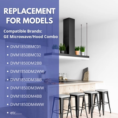 Nispira Grease Filter Compatible With GE Microwave Range Hood WB06X10596, 4 Filters 5 Nispira Grease Filter Compatible With GE Microwave Range Hood WB06X10596, 4 Filters - Image 3