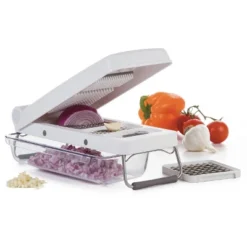 PL8 Professional Chopper White: Stainless Steel Manual Food Chopper, 3 Blades, Dishwasher-Safe, Progressive Veggie Tool 11 PL8 Professional Chopper White: Stainless Steel Manual Food Chopper, 3 Blades, Dishwasher-Safe, Progressive Veggie Tool -Target KitchenAid GUEST 568962d0 7d67 4bbf b13e 570e3a29c8f8