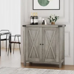 Buffet Cabinet For Dining Room - Rustic Farmhouse Sideboard With Adjustable Shelves, Storage Cabinet For Kitchen & Living Room -Target KitchenAid GUEST 56e1d1e4 5f25 4174 9656 385de28b2a3e