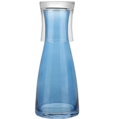 American Atelier Bedside Water Carafe With Clear Tumbler, 33-Ounce Pitcher And Matching Drinking Glass, Blue 10 American Atelier Bedside Water Carafe With Clear Tumbler, 33-Ounce Pitcher And Matching Drinking Glass, Blue - Image 8