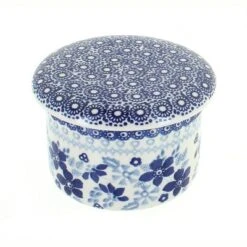 Blue Rose Polish Pottery M136 Manufaktura French Butter Dish -Target KitchenAid GUEST 56ee0313 6e89 48a9 a8a7 bd38ff543bf4