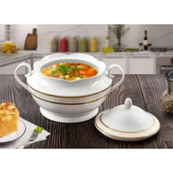 Lorren Home Trends Porcelain 4.25 Qt. Souptureen W/Lid Amelia 10 Lorren Home Trends Porcelain 4.25 Qt. Souptureen W/Lid Amelia -Target KitchenAid GUEST 5726639e 6cae 4dfe b10a c36669dc54bc
