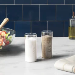 2pc Glass Salt Keepers - Threshold™