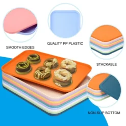 Unique Bargains PP Plastic Reusable Lightweight Serving Tray 20 Pcs -Target KitchenAid GUEST 57830051 fff7 4112 b3d4 0ca04391ddee