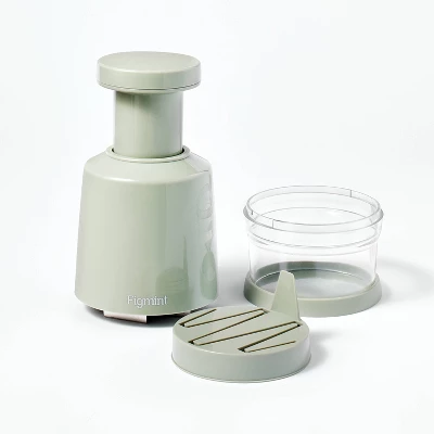 Stainless Steel Food Chopper Green - Figmint™ 4 Stainless Steel Food Chopper Green - Figmint™ - Image 2
