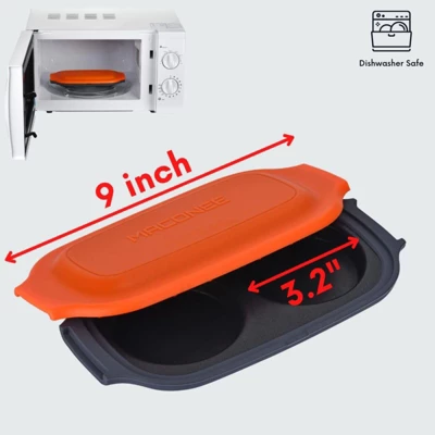 Itopfox Microwave Egg Fryer & Cooker For Breakfast Sandwiches, Poacher & Maker For 2 Eggs, Dishwasher-Safe & BPA-Free, Quick & Easy Microwave Cooking 6 Itopfox Microwave Egg Fryer & Cooker For Breakfast Sandwiches, Poacher & Maker For 2 Eggs, Dishwasher-Safe & BPA-Free, Quick & Easy Microwave Cooking - Image 4