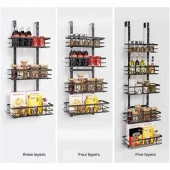 Acekool Over The Door Pantry Organizer – Heavy-Duty Metal Hanging Spice Rack With Adjustable Shelves For Kitchen & Bathroom Storage 13 Acekool Over The Door Pantry Organizer – Heavy-Duty Metal Hanging Spice Rack With Adjustable Shelves For Kitchen & Bathroom Storage -Target KitchenAid GUEST 59418f46 9835 458a abb1 bdb08edb8115