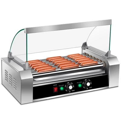 Costway 18 Hot Dog Hotdog 7 Roller Grill Cooker Machine W/ Cover 12 Costway 18 Hot Dog Hotdog 7 Roller Grill Cooker Machine W/ Cover - Image 10