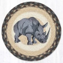 Earth Rugs Rhino Printed Round Jute Trivet – 10" Rustic Table Protector 7 Earth Rugs Rhino Printed Round Jute Trivet – 10" Rustic Table Protector -Target KitchenAid GUEST 59ac5e3c 643c 4aa9 a876 e63b94834a2e