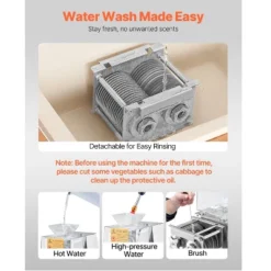 VEVOR Meat Cutter Machine, 850W Meat Slicer, 551 Lb/h Commercial Meat Cutting Machine Stainless Steel, 5 Mm Thickness, Detachable Blades, Silver -Target KitchenAid GUEST 59e595d5 f743 4d2d 9170 f65b46dbe5d8