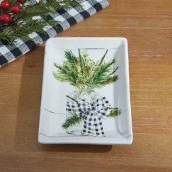 Park Designs Home For Christmas Spoon Rest - Off-White