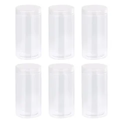 Unique Bargains Round Clear Plastic Empty Jars With Transparent Screw Top Lids For Storage 6 Pcs -Target KitchenAid GUEST 5a70f482 7bae 447e 8031 f3c80f4b60d6