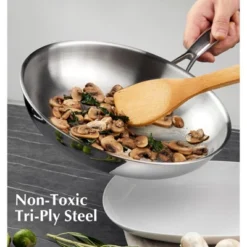 KOCH SYSTEME CS Stainless Steel Pan, 10inch/12inch Tri-Ply Stainless Steel Frying Pan With Stay-Cool Handle, Sliver -Target KitchenAid GUEST 5a779cd1 e3a4 4e4e a50a 3c8618e808c8