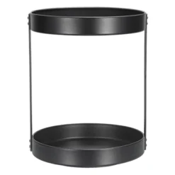 Unique Bargains Carbon Steel Kitchen Turntable Metal Condiment Lazy Susan Organizer Black -Target KitchenAid GUEST 5accb58b 7cee 48fa 8212 56739c5fee60