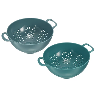 Unique Bargains Kitchen Plastic Rice Washing Drainer Basket Colander With Double Handles 7 Unique Bargains Kitchen Plastic Rice Washing Drainer Basket Colander With Double Handles - Image 5