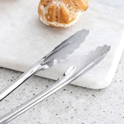Better Houseware 7-In. Stainless Steel Tongs, Set Of 2 In Silver 5 Better Houseware 7-In. Stainless Steel Tongs, Set Of 2 In Silver - Image 3