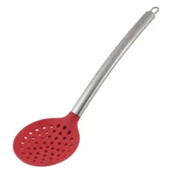 Unique Bargains Silicone Covering Head Stainless Steel Handle Slotted Spoon Ladle Silver Tone Red 1 Pc -Target KitchenAid GUEST 5b7f673c 0db0 4edb aeb6 44bcd76d79a0