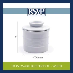 Rsvp Stoneware Butter Pot - White -Target KitchenAid GUEST 5c30a376 95c4 4cb3 9c94 35bbb92ee157