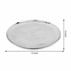 Inox Artisans Full Polished Stainless Steel Round Service Tray -Target KitchenAid GUEST 5c9f4aea 0680 418d 9c4d 2f4adf193aca