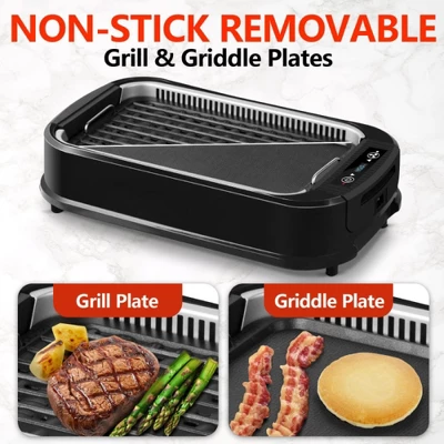 Nebula Vortex Smokeless Indoor Grill With Glass Lid 4 Nebula Vortex Smokeless Indoor Grill With Glass Lid - Image 2