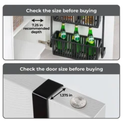 Smart Design 8-Tier Over The Door Hanging Pantry Organizer With 6 Full Baskets And 2 Deep Baskets Black: Steel Kitchen Storage, 77" Height 15 Smart Design 8-Tier Over The Door Hanging Pantry Organizer With 6 Full Baskets And 2 Deep Baskets Black: Steel Kitchen Storage, 77" Height -Target KitchenAid GUEST 5d0bcb59 42c2 420b 871c 815a16a585b3