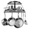 Range Kleen Double Shelf Wall Hanging Pot Rack - Black: Steel Pot Organizer With 6 Hooks & Mounting Hardware -Target KitchenAid GUEST 5d208edb 6f9b 498c 9ef3 580daa7e549c