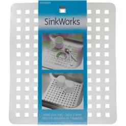IDesign SinkWorks Clear PVC Sink Mat