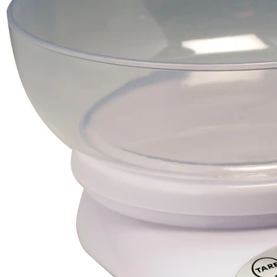 Taylor® Precision Products 4.4lb-Capacity Digital Kitchen Scale With Bowl In White 4 Taylor® Precision Products 4.4lb-Capacity Digital Kitchen Scale With Bowl In White - Image 2