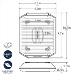 Nordic Ware Compact Bacon Tray With Lid -Target KitchenAid GUEST 5d7e20a6 a734 4547 bd94 a60b4e0adcb6