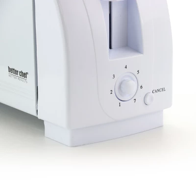 BetterChef Two Slice Toaster In White 3 BetterChef Two Slice Toaster In White