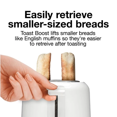 Proctor Silex 2-Slice Toaster - White: Compact Bread Toaster, 700W, Plastic, Easy Clean, 1-Year Warranty 4 Proctor Silex 2-Slice Toaster - White: Compact Bread Toaster, 700W, Plastic, Easy Clean, 1-Year Warranty - Image 2