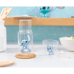 Silver Buffalo Disney Lilo & Stitch 18-Ounce Glass Pitcher And 8-Ounce Cup -Target KitchenAid GUEST 5e2d0562 bdde 4549 99f7 dc7864f89c35