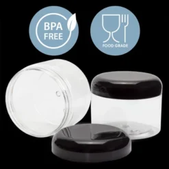 Cornucopia Brands Clear Plastic Jars W/ Black Plastic Lids 6pk; BPA Free For Bathroom, Kitchen, Crafts 15 Cornucopia Brands Clear Plastic Jars W/ Black Plastic Lids 6pk; BPA Free For Bathroom, Kitchen, Crafts -Target KitchenAid GUEST 5e842b8d f3de 49e9 ba7f cd4855dc3fb6