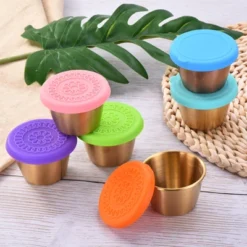 Unique Bargains Reusable Leak Proof Metal Green Condiment Containers With Lids -Target KitchenAid GUEST 5ea87b42 e8f8 41c9 972f c07de515661a