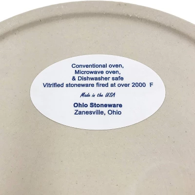 Ohio Stoneware Low Pickling Crock, Handmade For Food Preservation Fermentation Storage And Decor, Bristol 2 Quart 4 Ohio Stoneware Low Pickling Crock, Handmade For Food Preservation Fermentation Storage And Decor, Bristol 2 Quart - Image 2