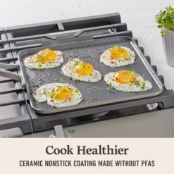 Calphalon Premier Ceramic Mushroom Square Griddle: Nonstick Anodized Aluminum, Oven & Dishwasher Safe, 10-Year Warranty -Target KitchenAid GUEST 5f522c9a 82d5 4d48 9b6c b2de7d270d2e