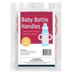 Impresa [4 Pack] Pink Bottle Handles For Dr Brown Baby Bottles - Baby Bottle Holder For Easy Grip -Target KitchenAid GUEST 5f7ab992 4751 42a3 bcd6 15f0a5de4f90