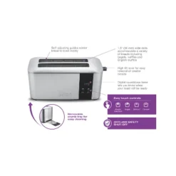 Salton Stainless Steel Countdown Long Slot Toaster 4 Slice With Extra Wide 1.5" Slots For Bagels, Waffles, Artisan Specialty Breads, 6 Shade Settings 12 Salton Stainless Steel Countdown Long Slot Toaster 4 Slice With Extra Wide 1.5" Slots For Bagels, Waffles, Artisan Specialty Breads, 6 Shade Settings -Target KitchenAid GUEST 6023b97a 572c 4768 8c5b e8dd4a7cf26d