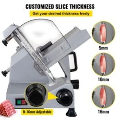 VEVOR Commercial Meat Slicer, 320W Electric Deli Food Slicer, 12 Inch Carbon Steel Blade Electric Food Slicer, 350-400RPM Meat Slicer, 0-0.6 Inch -Target KitchenAid GUEST 6038aba1 e639 49ad a371 202cdc649799