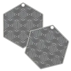 Taste Of Home 2pc Silicone Tool Ah Gray: Dishwasher-Safe Silicone Trivets For Hot Dishes, Ash Gray, 6"x5.5" 11 Taste Of Home 2pc Silicone Tool Ah Gray: Dishwasher-Safe Silicone Trivets For Hot Dishes, Ash Gray, 6"x5.5" -Target KitchenAid GUEST 603d74bb 1b75 467f b968 f16228c5d3df